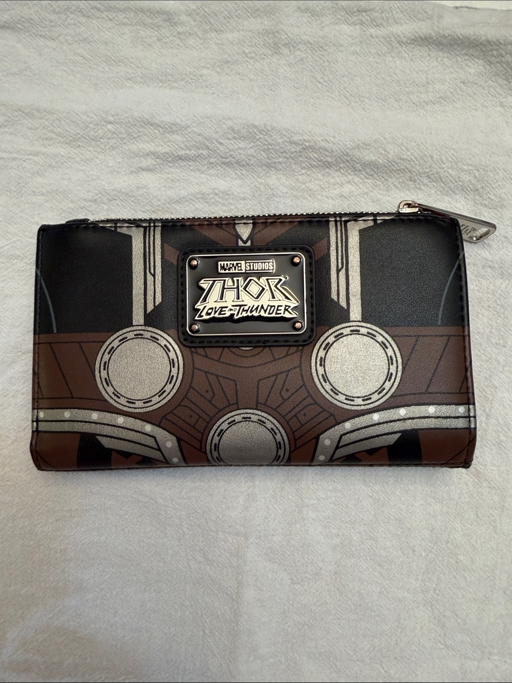 Loungefly Marvel Thor: Love and Thunder Cosplay Flap Wallet EUC Vegan Leather